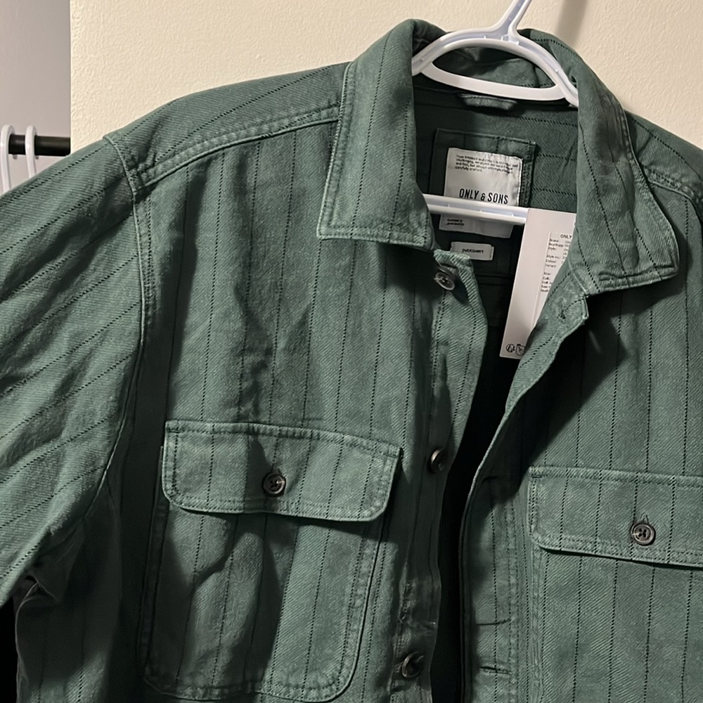 NWT ONLY & SONS overshirt - Picture 4 of 6